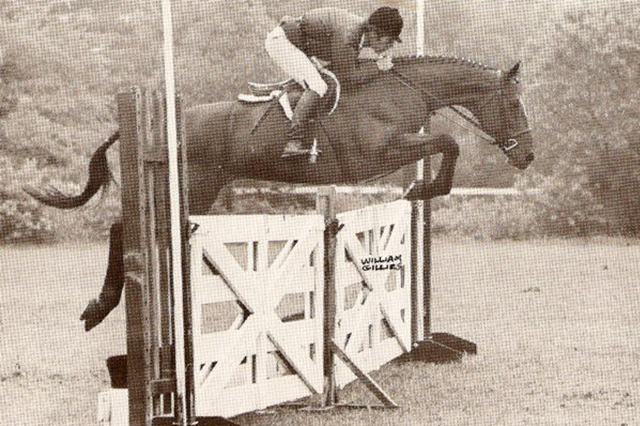Bernie Traurig, RoyalBlue, Hunter horse, OxRidge, 1973