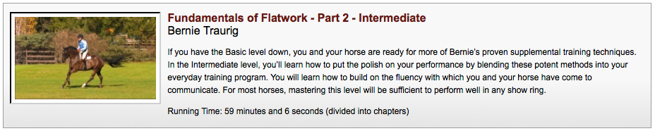 Fundamentals of Flatwork - Intermediate