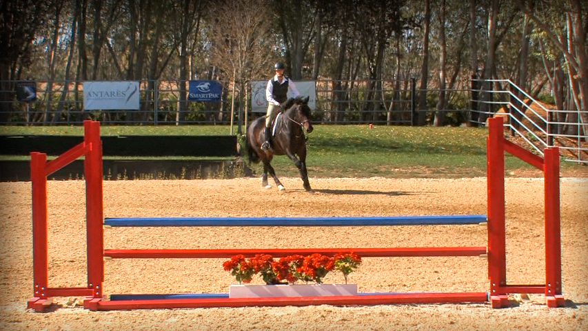 how to ride the perfect corner to set up a jump correctly on your horse