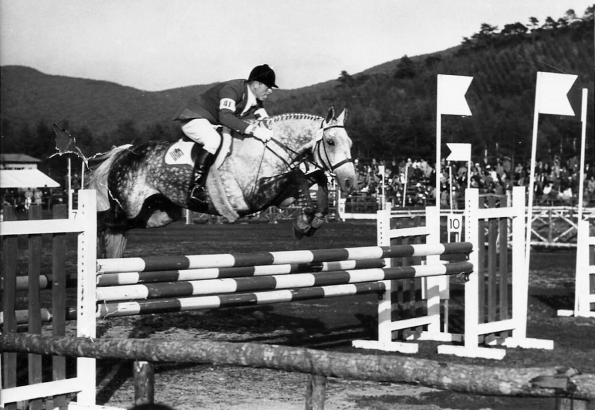 Mike Plumb and Bold Minstrel at the 1964 Olympics
