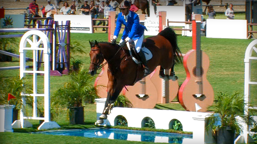 how to jump a water jump with your horse