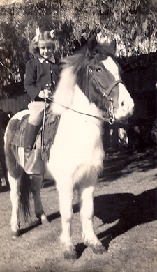 Judy Martin on Pony
